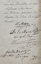 Mandement signed by